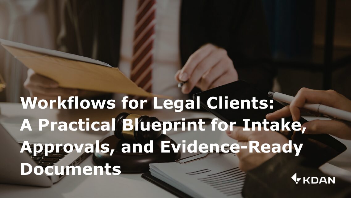 Workflows for Legal Clients: A Practical Blueprint for Intake ...