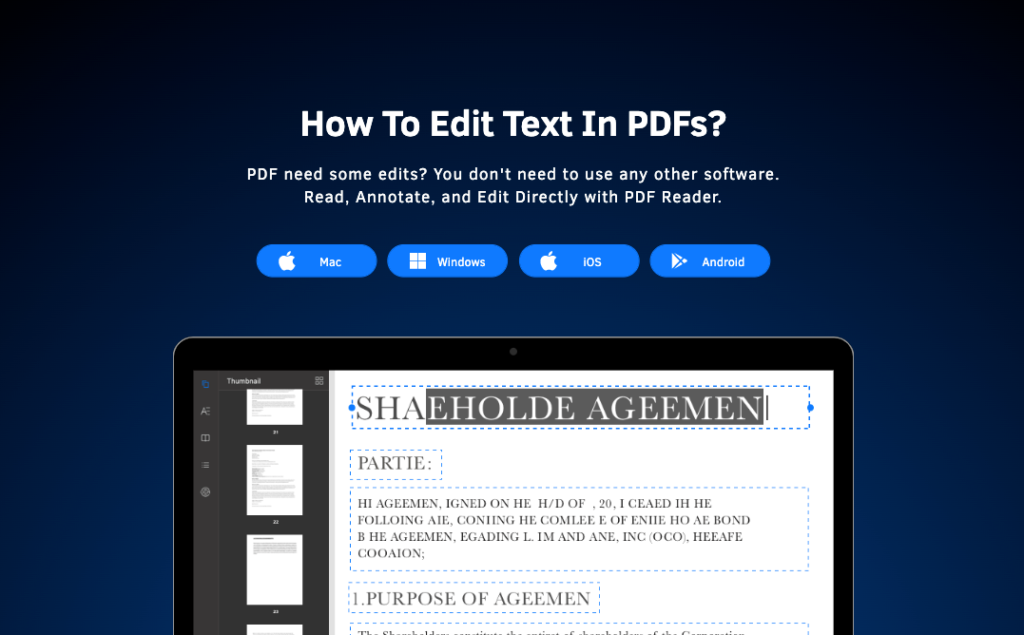 PDF テキスト　編集